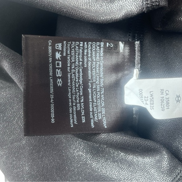 New Lululemon Size 2 Wunder‎ Train HR High Rise Tight 25" Foil RFXB Black - Picture 6 of 9